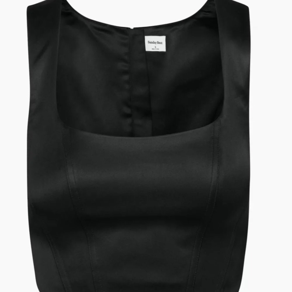 Aritzia Sunday Best Shiloh Bustier, Black